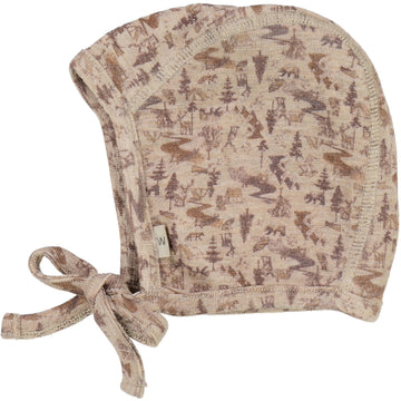 Wheat Wool Baby Rib Cap Wool Acc 3208 khaki wild life