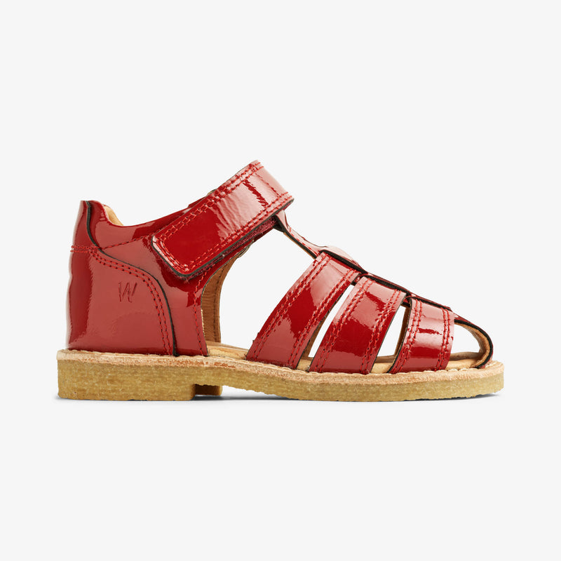 Bailey Sandal Patent red Wheat.eu