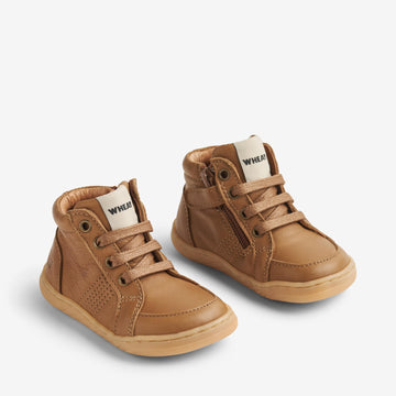 Wheat Footwear Barefoot Prewalker Malia Prewalker 9002 cognac