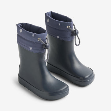 Wheat Footwear Barefoot Rubber Boot Zerro Rubber Boot 1432 navy
