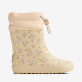 Wheat Footwear Barefoot Rubber Boot Zerro Rubber Boot 9632 barely apricot flowers