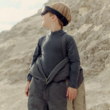 Wheat Outerwear Baselayer Halfzip Wino Baselayer 9619 dark charcoal