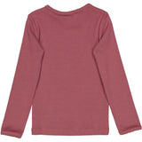 Wheat Main Basic Girl T-Shirt LS Jersey Tops and T-Shirts 2110 rose brown