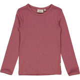 Wheat Main Basic Girl T-Shirt LS Jersey Tops and T-Shirts 2110 rose brown