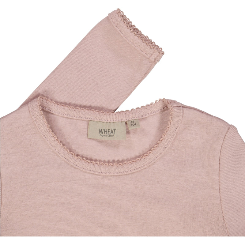 Wheat Main Basic Girl T-Shirt LS Jersey Tops and T-Shirts 2487 rose powder