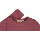 Wheat Main Basic Girl T-Shirt LS Jersey Tops and T-Shirts 2110 rose brown