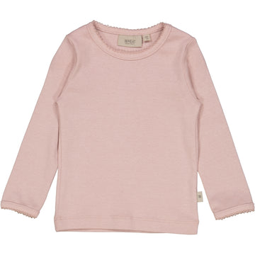 Wheat Main Basic Girl T-Shirt LS Jersey Tops and T-Shirts 2487 rose powder