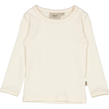 Wheat Main Basic Girl T-Shirt LS Jersey Tops and T-Shirts 3181 cotton