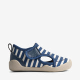 Wheat Footwear Beach Shoe Swirl Swimwear 1325 indigo stripe