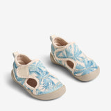 Wheat Footwear Beach Shoe Swirl Swimwear 2527 palm blue