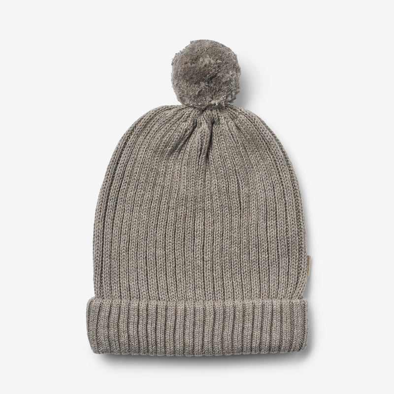 Wheat Outerwear Beanie Alphie Outerwear acc. 3229 warm grey melange