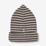 Wheat Outerwear Beanie Topper Accessory 0064 charcoal melange