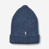 Wheat Outerwear Beanie Topper Accessory 1146 ink melange