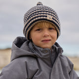 Wheat Outerwear Beanie Topper Accessory 1432 navy