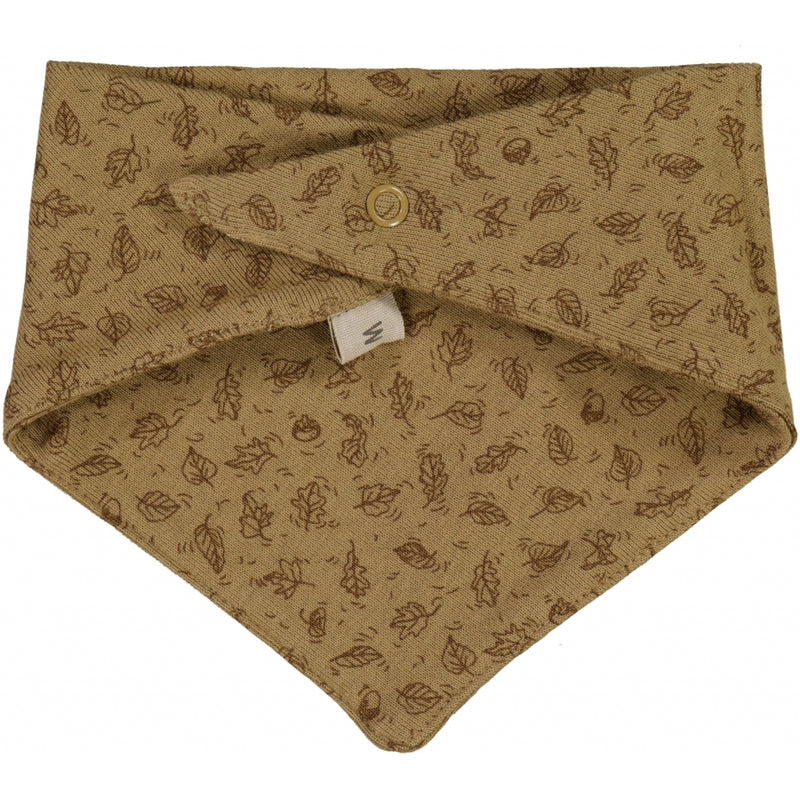 Wheat Main Bib Eden Acc 3205 khaki leaves