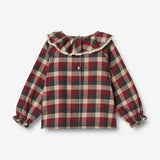 Wheat Main Blouse L/S Elin Shirts and Blouses 9588 red blue check