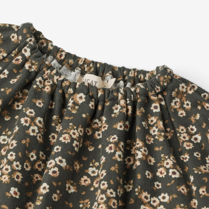 Wheat Main Blouse Nicoline | Baby Shirts and Blouses 0027 black coal flowers