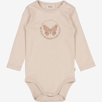 Wheat Main  Body Butterflies Underwear/Bodies 1356 pale lilac