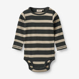 Wheat Main Body Freddie | Baby Underwear/Bodies 9209 dark stripe