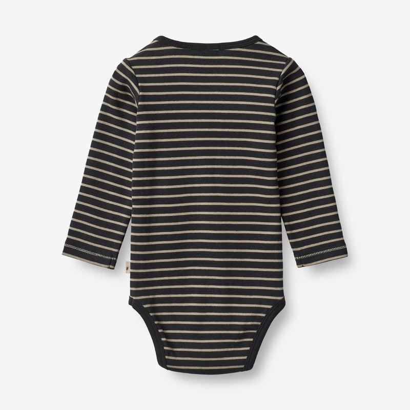 Wheat Main Body Freddie | Baby Underwear/Bodies 1433 navy stripe