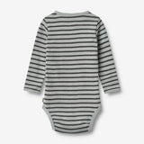 Wheat Main Body L/S Benny Underwear/Bodies 1396 soft blue stripe