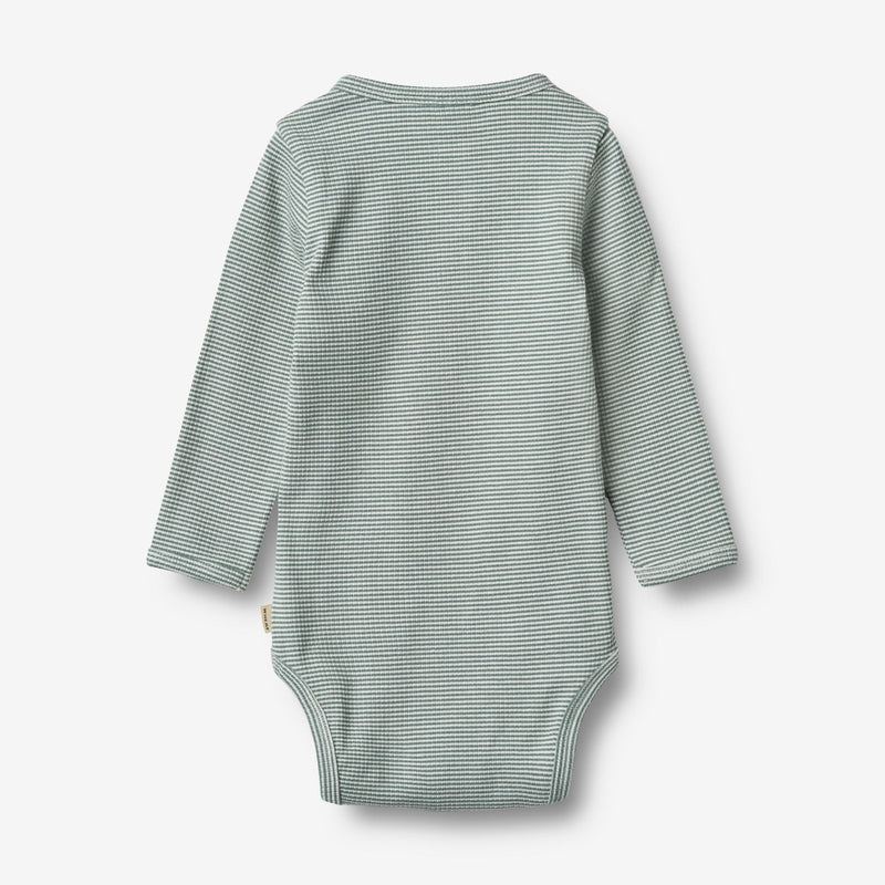 Wheat Main Body L/S Benny Underwear/Bodies 9442 stormy sea stripe