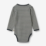 Wheat Main Body L/S Berti Body 9432 navy rib stripe