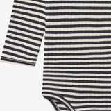 Wheat Main Body L/S Berti Body 9432 navy rib stripe