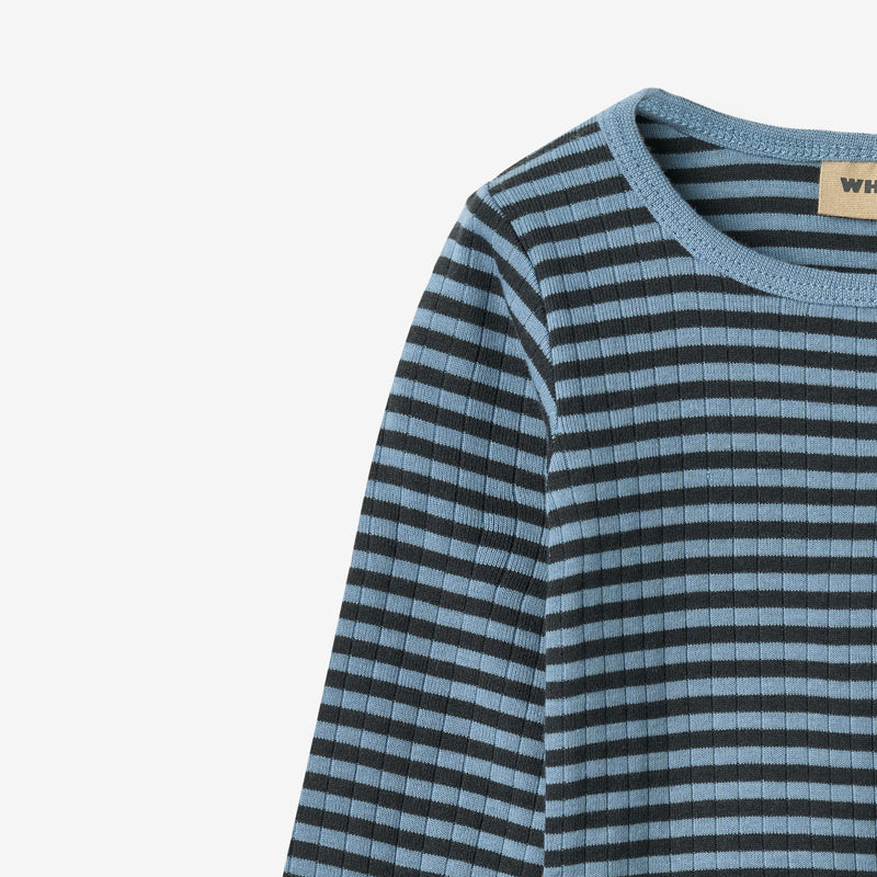 Wheat Main Body L/S Berti Body 9548 bright blue stripe
