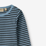 Wheat Main Body L/S Berti Body 9548 bright blue stripe