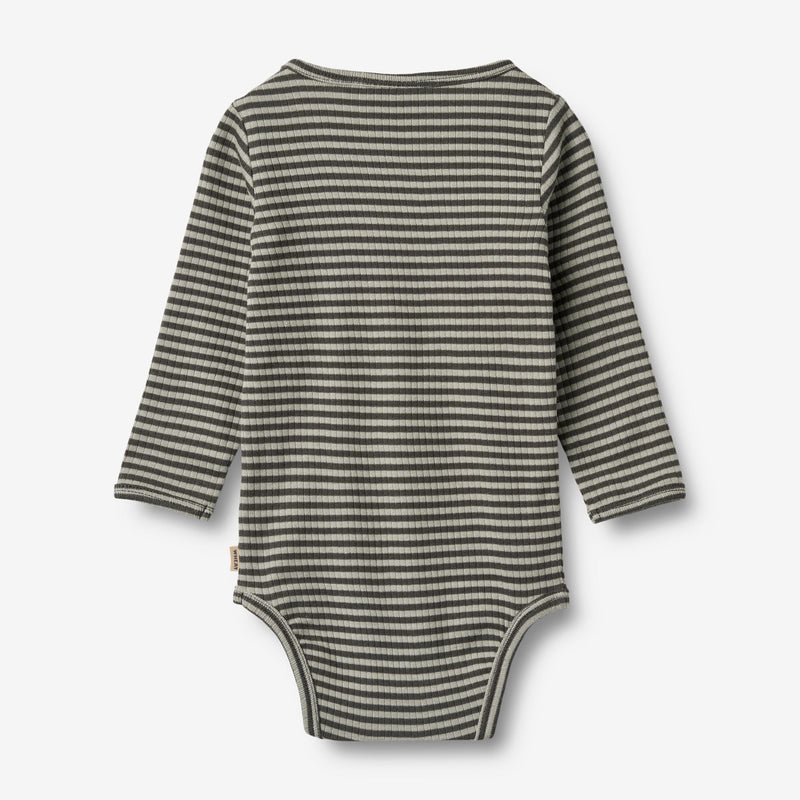 Wheat Main Body L/S Berti Underwear/Bodies 9577 winter forest stripe