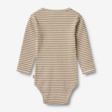 Wheat Main Body L/S Berti Underwear/Bodies 9570 stone stripe