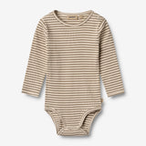 Wheat Main Body L/S Berti Underwear/Bodies 9570 stone stripe