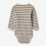 Wheat Main Body L/S Berti | Baby Underwear/Bodies 1433 navy stripe