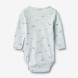 Wheat Main Body L/S Berti Underwear/Bodies 4032 light blue whales