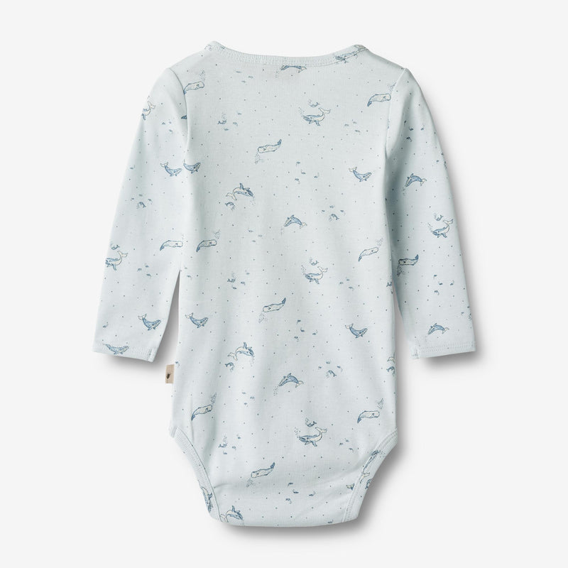 Wheat Main Body L/S Berti Underwear/Bodies 4032 light blue whales