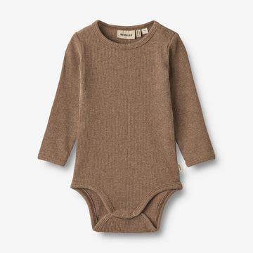 Wheat Main Body L/S Berti Underwear/Bodies 3303 coffee melange