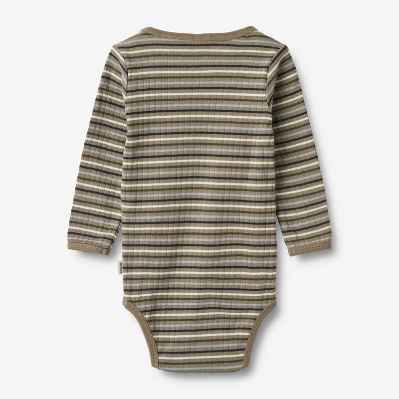 Wheat Main Body L/S Berti | Baby Underwear/Bodies 0181 multi stripe