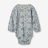 Wheat Main Body L/S Elmine Underwear/Bodies 9418 blue summer flowers