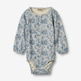 Wheat Main Body L/S Elmine Underwear/Bodies 9418 blue summer flowers