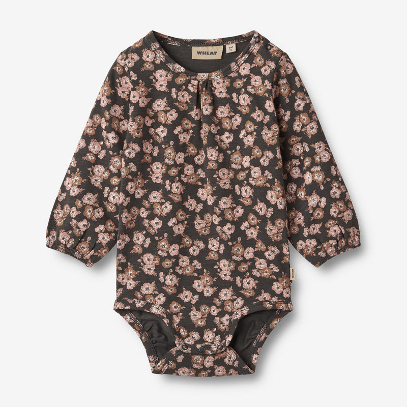 Wheat Main Body L/S Elmine | Baby Underwear/Bodies 1183 raven anemones