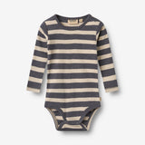 Wheat Main Body L/S Freddie Body 1309 greyblue stripe