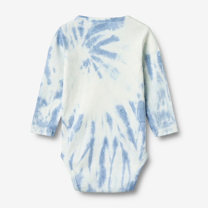 Wheat Main Body L/S Freddie Underwear/Bodies 9417 blue tie dye
