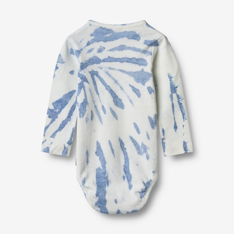 Wheat Main Body L/S Freddie Underwear/Bodies 9417 blue tie dye