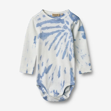 Wheat Main Body L/S Freddie Underwear/Bodies 9417 blue tie dye