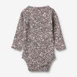 Wheat Main Body L/S Liv Underwear/Bodies 9565 purple stone flowers