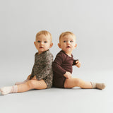Wheat Main Body L/S Liv Underwear/Bodies 9565 purple stone flowers