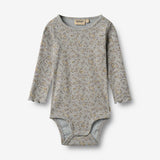Wheat Main Body L/S Regitza Body 9765 slightly blue flowers