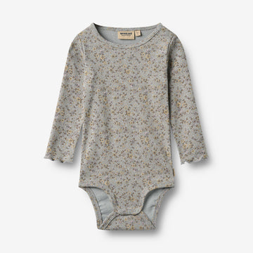 Wheat Main Body L/S Regitza Body 9765 slightly blue flowers