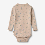 Wheat Main Body L/S Regitze Underwear/Bodies 9573 warm sand flowers